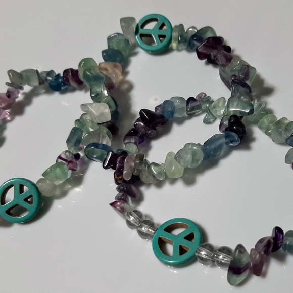 Blue Peace Sign Stack - Picture 2 of 3